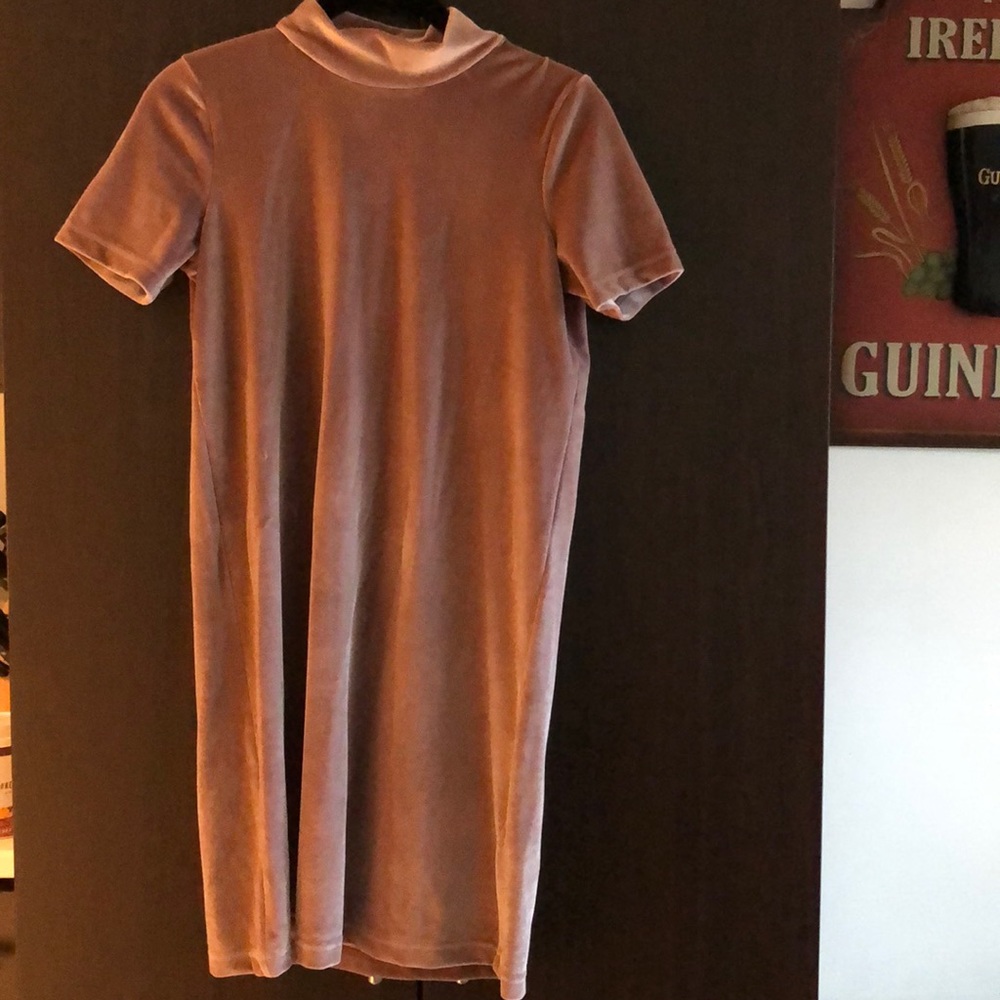 Mauve Velvet Dress